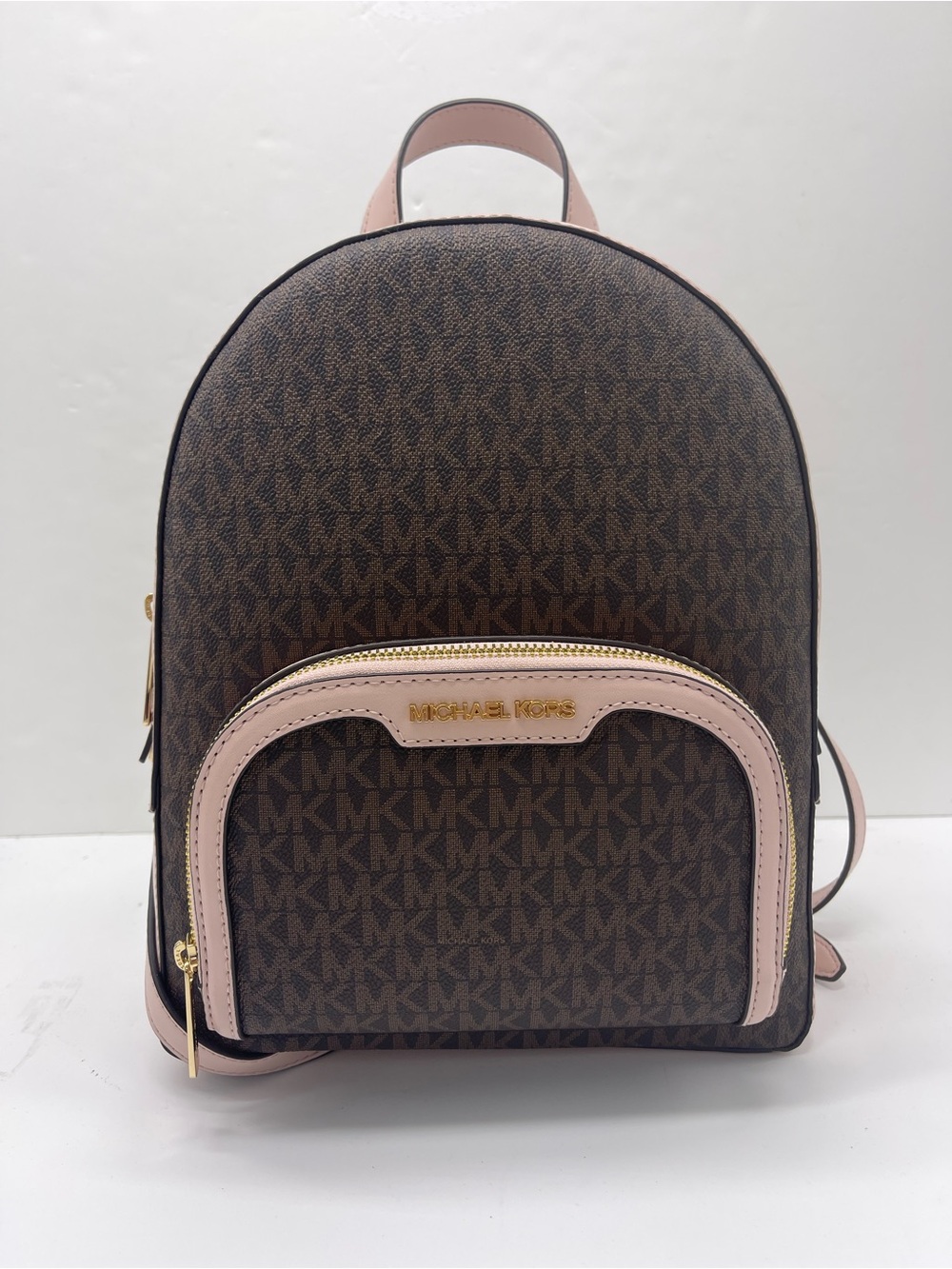 Michael Kors Jaycee Medium Zip Pocket Logo Backpack
Powder Blush 
NWT - Picture 2 of 16